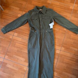 Good American Olive Green Jumpsuit